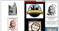 Desktop Screenshot of oldstockexchange.net